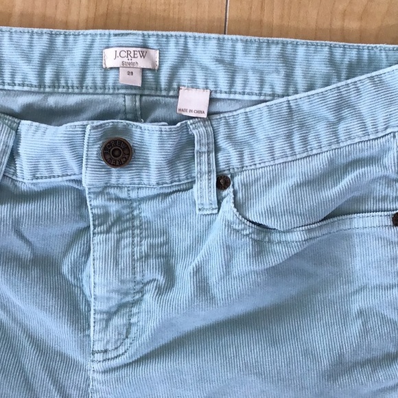 Jcrew stretch mint corduroy - Picture 2 of 2